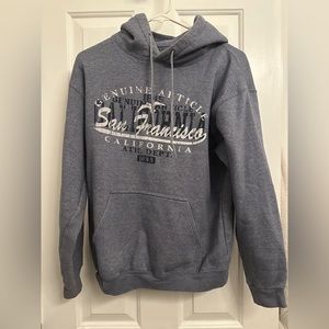 Gray San Francisco California Hoodie Teena’s Unisex Small Pullover